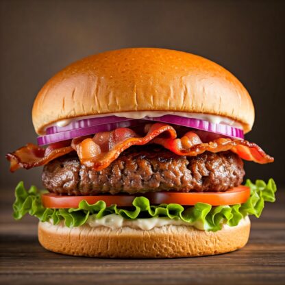 Angus Hamburger w/ Bacon